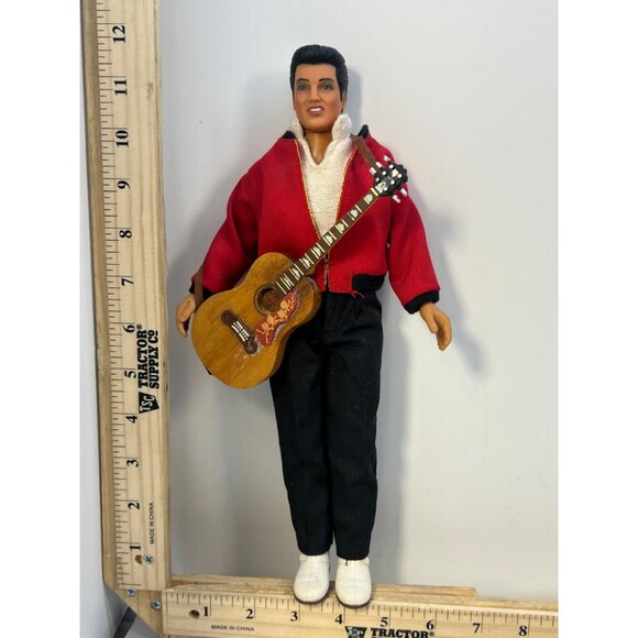Other - Elvis Kids Presley Doll Red Jacket Guitar Figure Collectible 12 Inches Toy